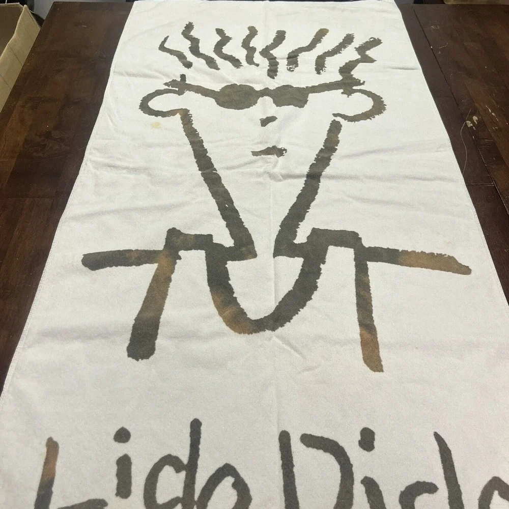 Set Of 2 VTG Estate 1985 Fido Lido Dido by Brastex Pool Beach Bath Towels 27x58